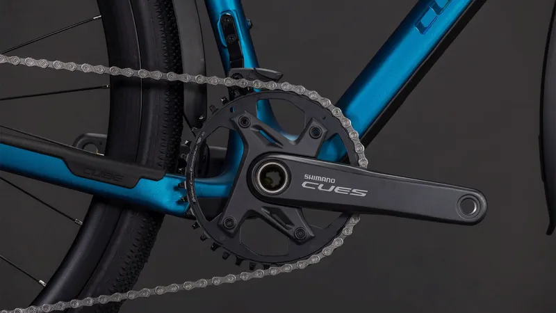 Cube Nulane C:62 SLX FE 2026 Flat Bar Gravel Bike - Electricnblue/Blue-4