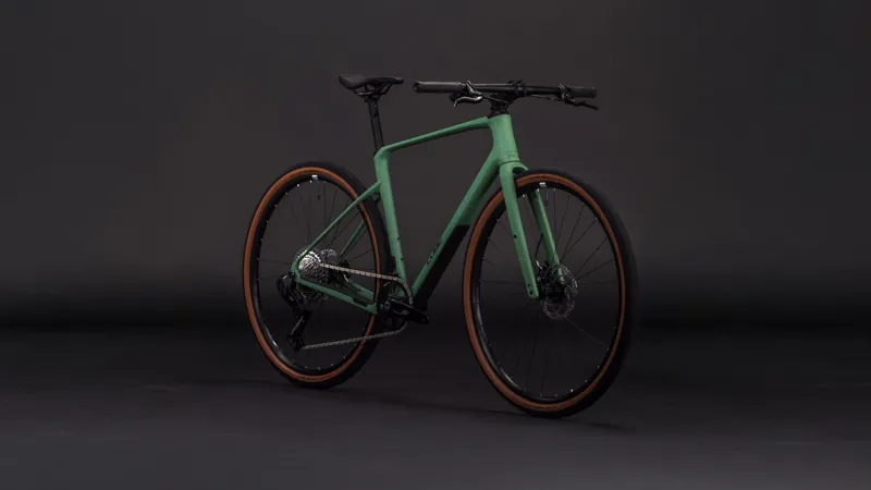 Cube Nulane C:62 SLT 2026 Flat Bar Gravel Bike - Greensmoothie/Green-1