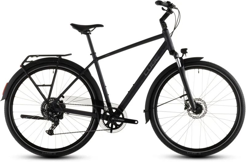Cube Touring One 2026 Hybrid Bike - Night/Chrome