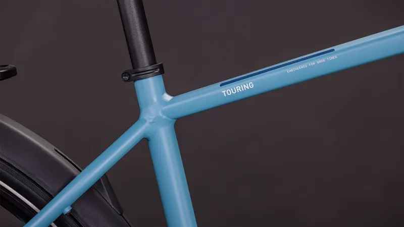 Cube Touring One 2026 Hybrid Bike - Bluebird/Grey-4