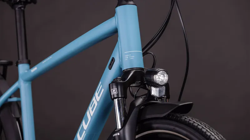 Cube Touring One 2026 Hybrid Bike - Bluebird/Grey-5