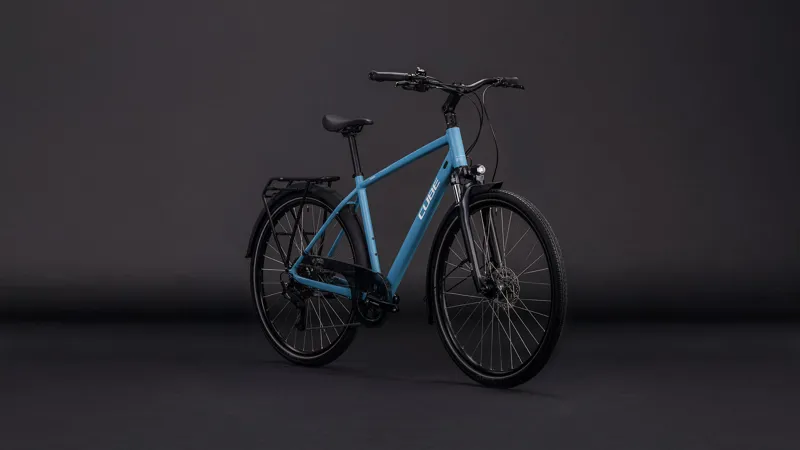 Cube Touring One 2026 Hybrid Bike - Bluebird/Grey-1