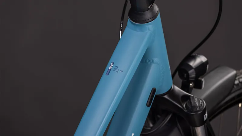 Cube Touring One Trapeze 2026 Hybrid Bike - Bluebird/Grey-2