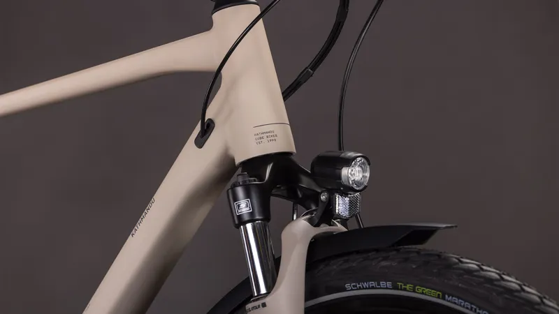 Cube Kathmandu One 2026 Hybrid Bike - Oatgrey/Grey-5