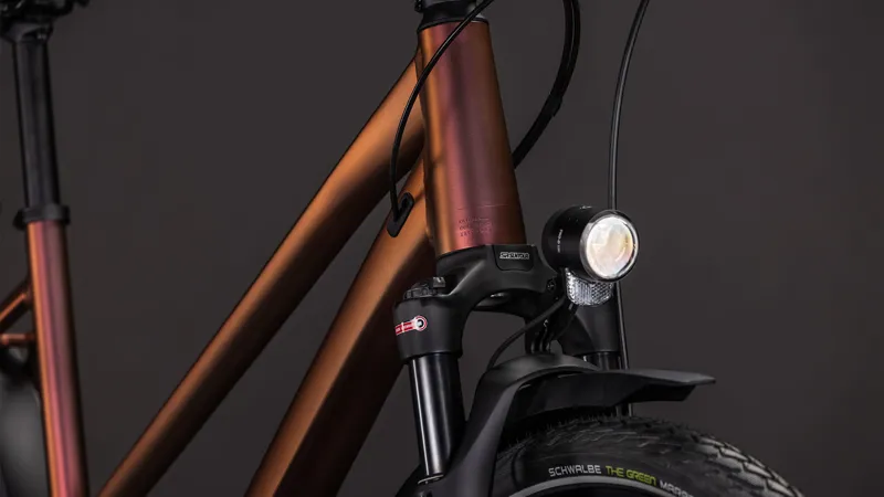 Cube Kathmandu Pro Trapeze 2026 Hybrid Bike - Sunglow/Prizm-6