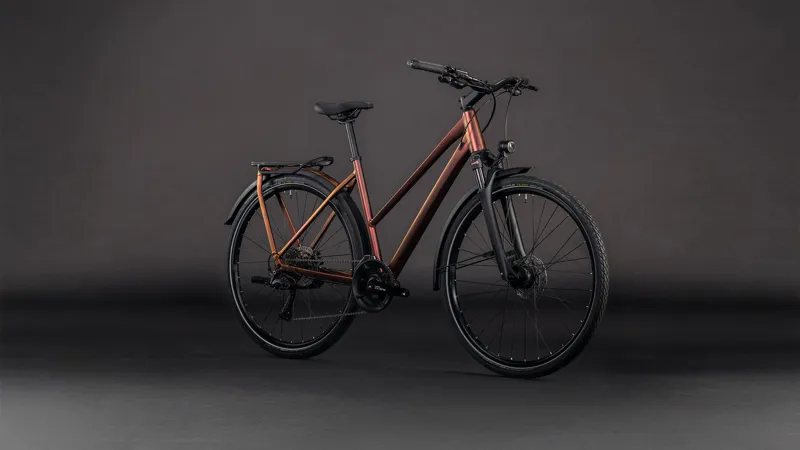 Cube Kathmandu Pro Trapeze 2026 Hybrid Bike - Sunglow/Prizm-1