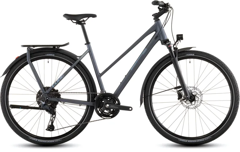 Cube Kathmandu EXC Trapeze 2026 Hybrid Bike - Metallicgrey/Chrome