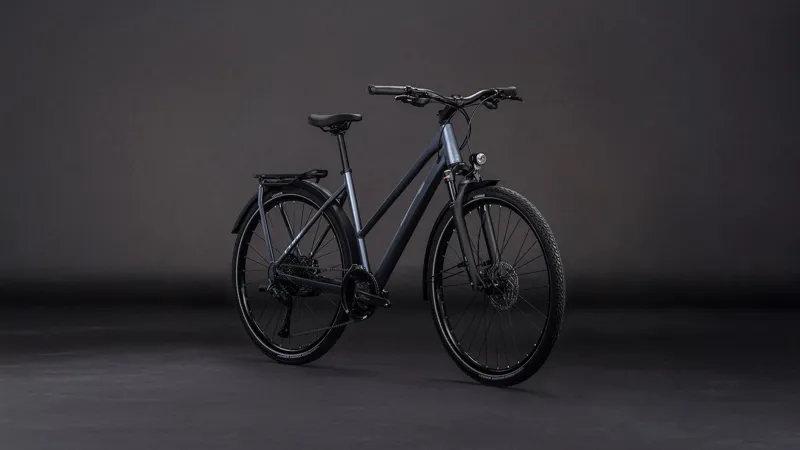 Cube Kathmandu EXC Trapeze 2026 Hybrid Bike - Metallicgrey/Chrome-1