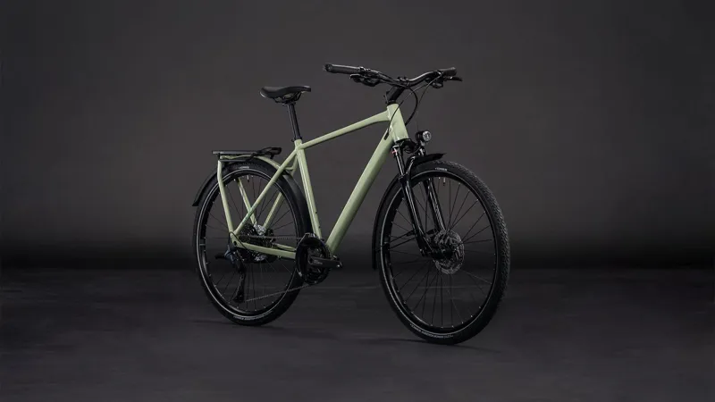 Cube Kathmandu EXC 2026 Hybrid Bike - Pea/Grey-1