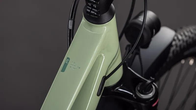 Cube Kathmandu EXC Trapeze 2026 Hybrid Bike - Pea/Grey-2