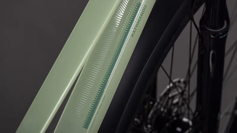 Cube Kathmandu EXC Trapeze 2026 Hybrid Bike - Pea/Grey-3