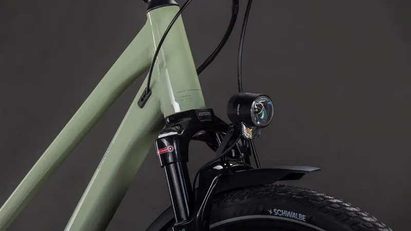 Cube Kathmandu EXC Trapeze 2026 Hybrid Bike - Pea/Grey-5