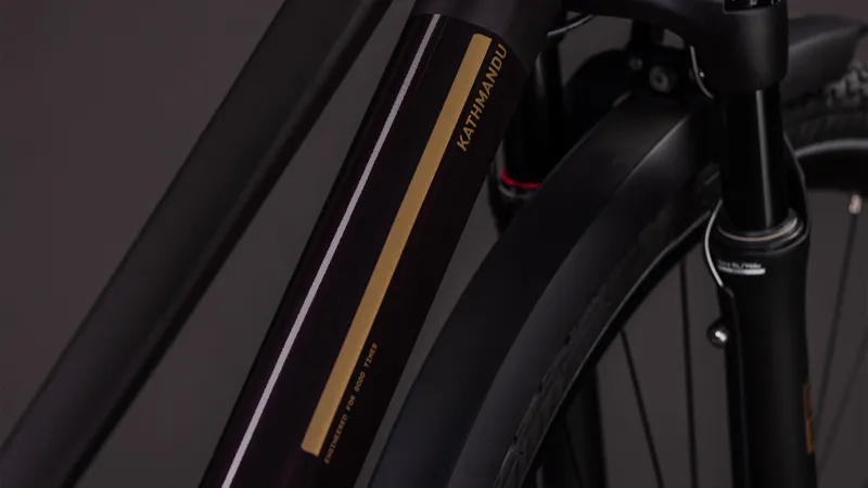 Cube Kathmandu SLX Trapeze 2026 Hybrid Bike - Solareclipse/Gold-3