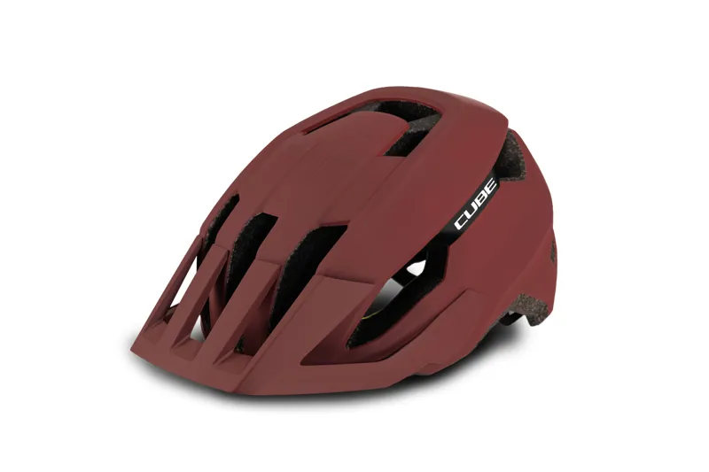 Cube Stray Mips MTB Helmet - Burgundy