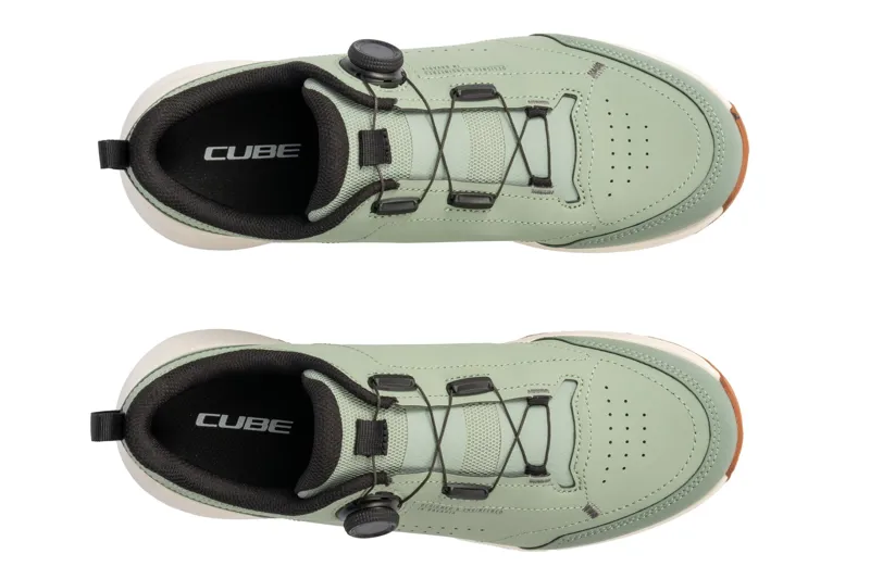 Cube Shoes OX Pro MTB Shoes - Green/Sand-1