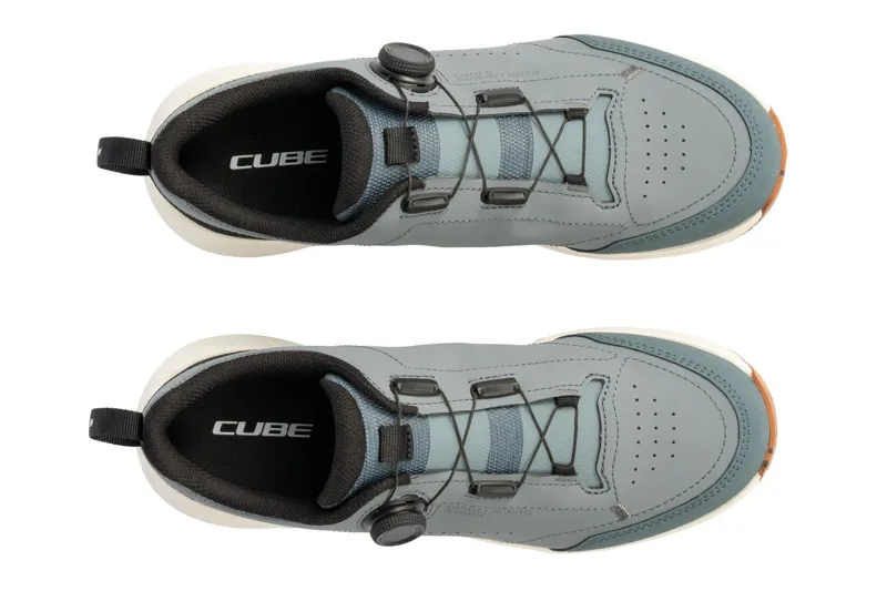 Cube Loxia Pro Flat MTB Shoes - Blue/Sand-1