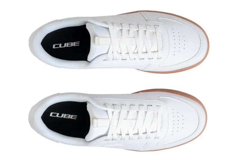 Cube Maze Flat MTB Shoes- White-2