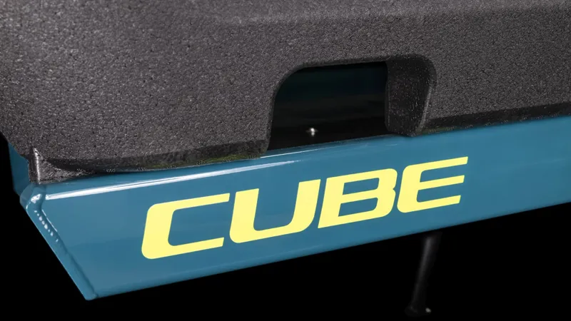 Cube Cargo Sport Dual Hybrid 1000 2025 Electric Cargo Bike - Blue/Lime-4