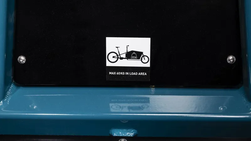 Cube Cargo Sport Dual Hybrid 1000 2025 Electric Cargo Bike - Blue/Lime-7