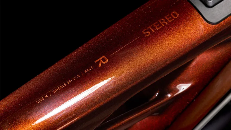 Cube Stereo Hybrid One77 HPC Race 2025 Electric MTB - Liquid Orange-3