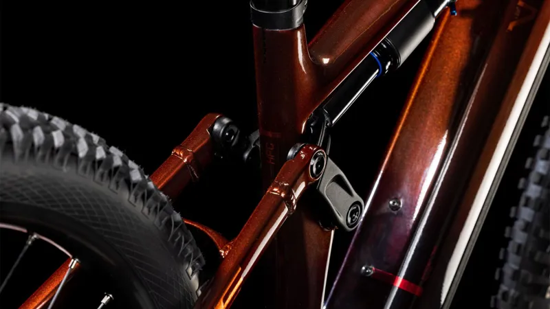 Cube Stereo Hybrid One77 HPC Race 2025 Electric MTB - Liquid Orange-4