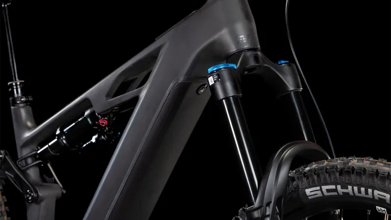 Cube Stereo Hybrid One77 HPC SLX 2025 Electric MTB - Blackline-6