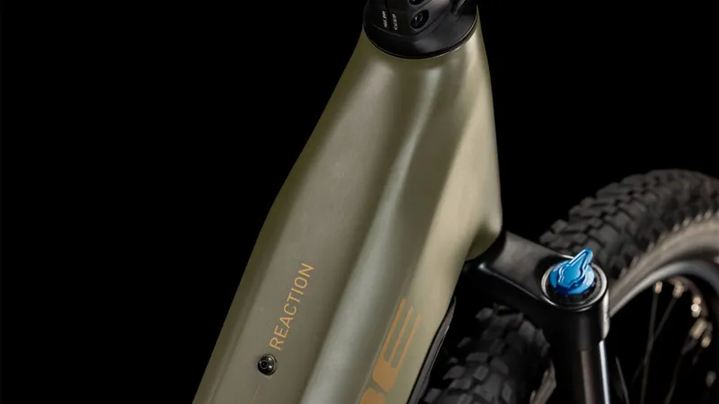Cube Reaction Hybrid Pro 800 Easy Entry 2025 Electric MTB - Dusty Olive-1