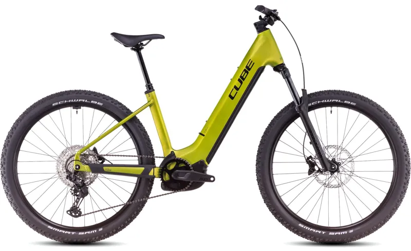 Cube Reaction Hybrid Race Easy Entry 2025 Electric MTB - Lizard/Black