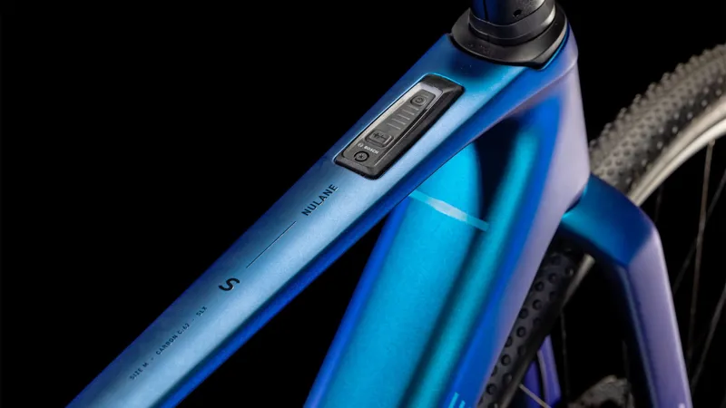 Cube Nulane Hybrid C:62 SLX 2025 Electric Road Bike - Nebula/Blue-1