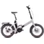 Cube Fold Hybrid Comfort 500 2025 Electric Folding Bike - Pearly Silver