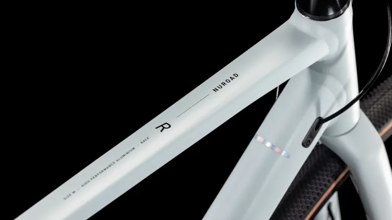 Cube Nuroad Race 2025 Gravel Road Bike - Haze/Glossy-1