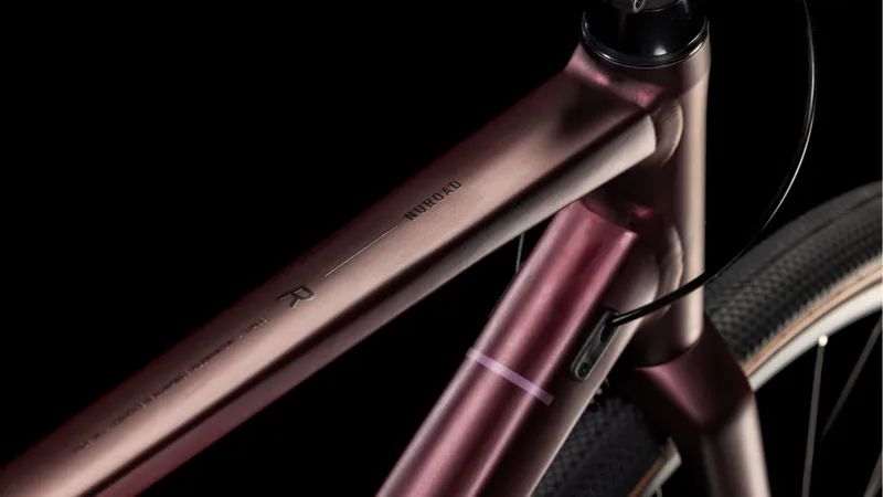 Cube Nuroad Race 2025 Gravel Road Bike - Ruby Red/Gloss-1