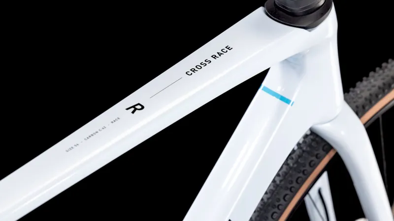 Cube Cross Race C:62 Race 2026 Cyclocross Bike - Polar White/Blue-1