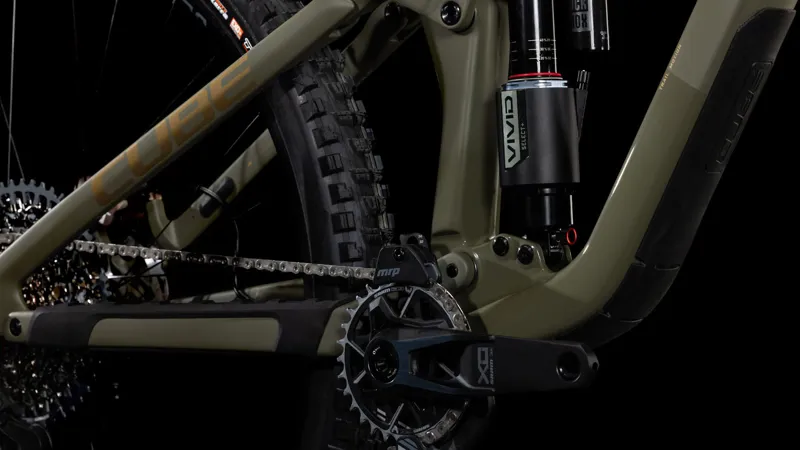 Cube Stereo One77 C:68X TM 29er 2026 Full Suspension MTB - Dusty Olive-4
