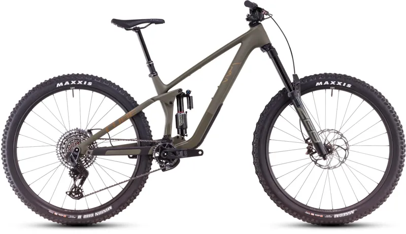 Cube Stereo One77 C:68X TM 29er 2026 Full Suspension MTB - Dusty Olive