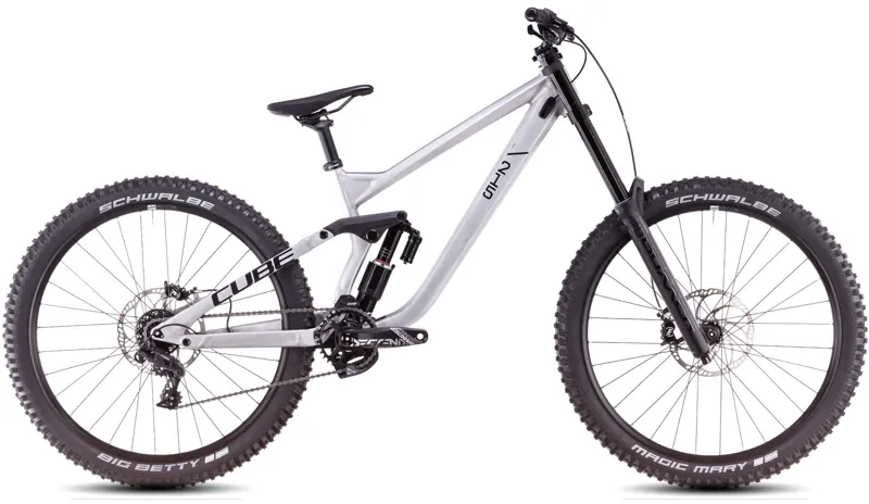 Cube Two15 Pro 27.5 inch Full Suspension Mountain Bike - Raw Metal
