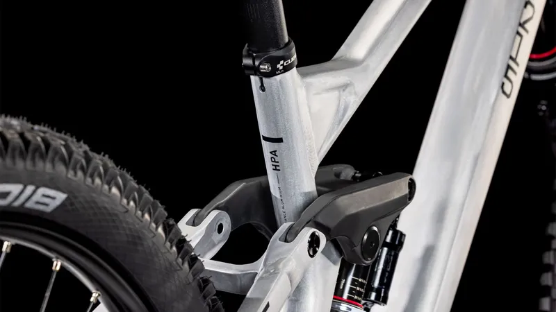 Cube Two15 Pro 27.5 inch Full Suspension Mountain Bike - Raw Metal-3