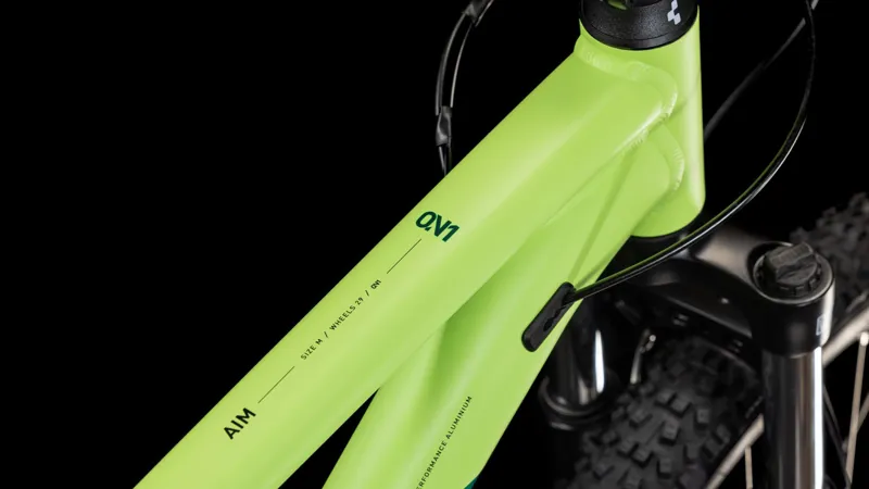 Cube Aim One 2026 Hardtail Mountain Bike - Lemon Squeeze-1