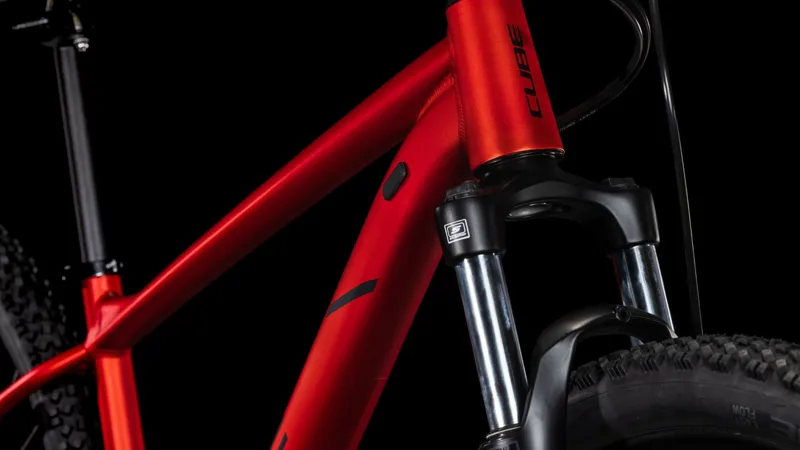 Cube Aim Pro 27.5/29er 2025 Hardtail Mountain Bike - Fire Orange/Black-5