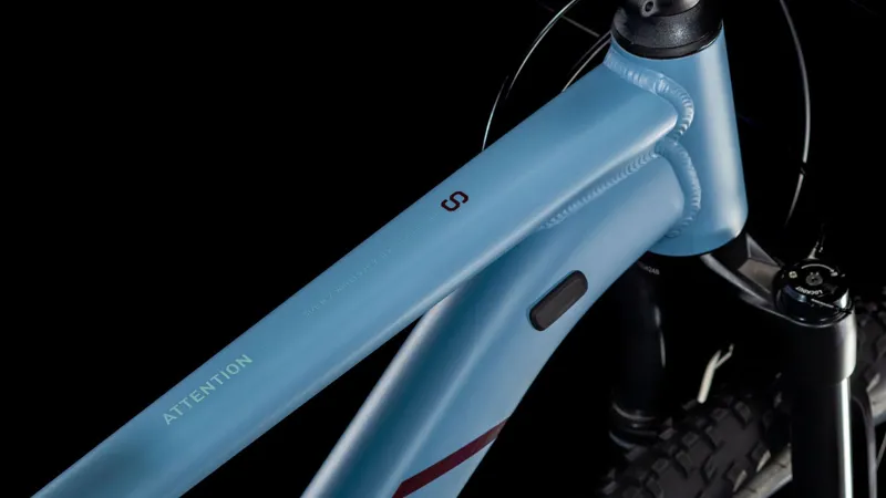 Cube Attention SLX 2025 Hardtail Mountain Bike - Pidgeon Blue/Red-1
