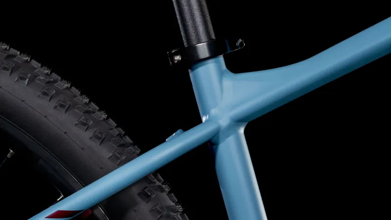 Cube Attention SLX 2025 Hardtail Mountain Bike - Pidgeon Blue/Red-5
