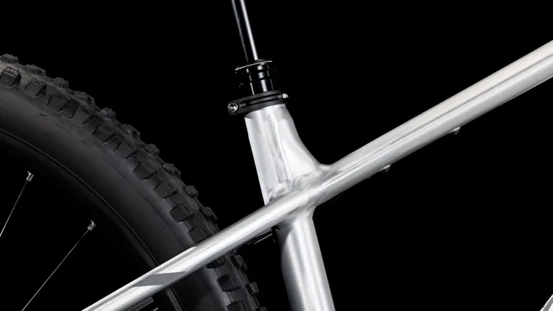 Cube Reaction TM Pro 27.5/29er 2025 Hardtail Mountain Bike - Raw Metal-4