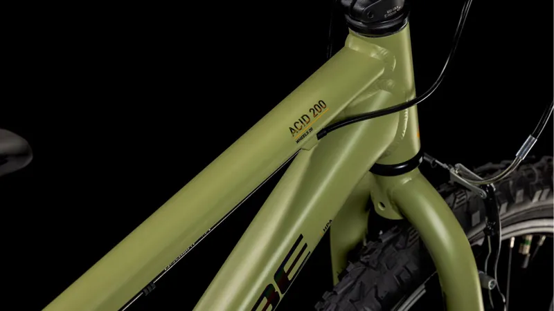 Cube Acid 200 20w 2026 Kids Bike - Light Olive/Orange-1