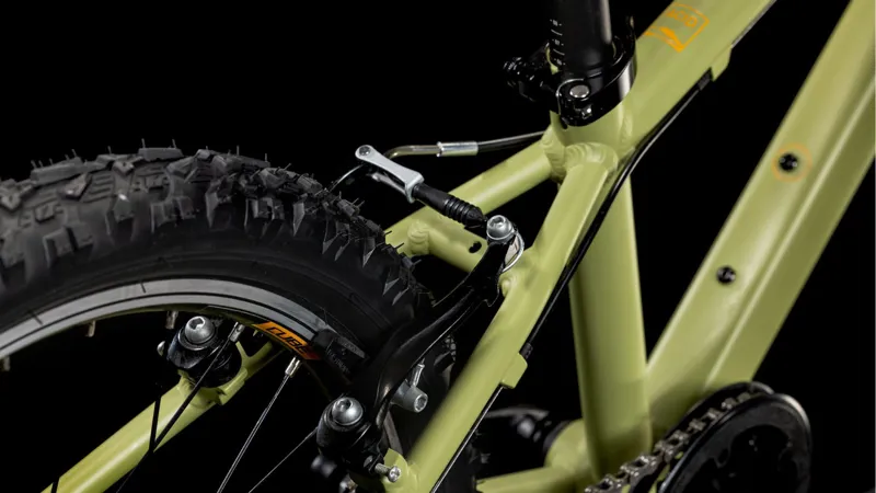 Cube Acid 200 20w 2026 Kids Bike - Light Olive/Orange-3