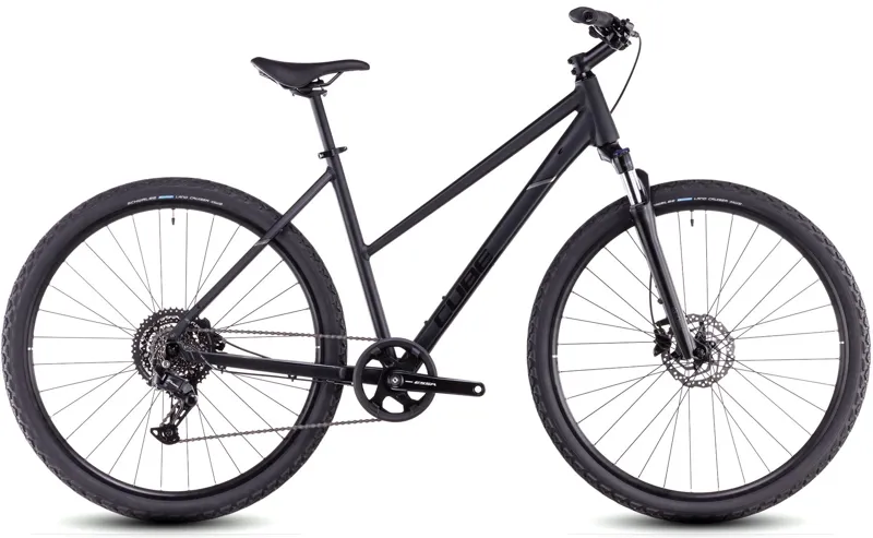 Cube Nature One Trapeze 2026 Hybrid Bike - Black/Black