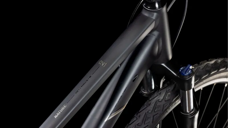 Cube Nature One Trapeze 2026 Hybrid Bike - Black/Black-1
