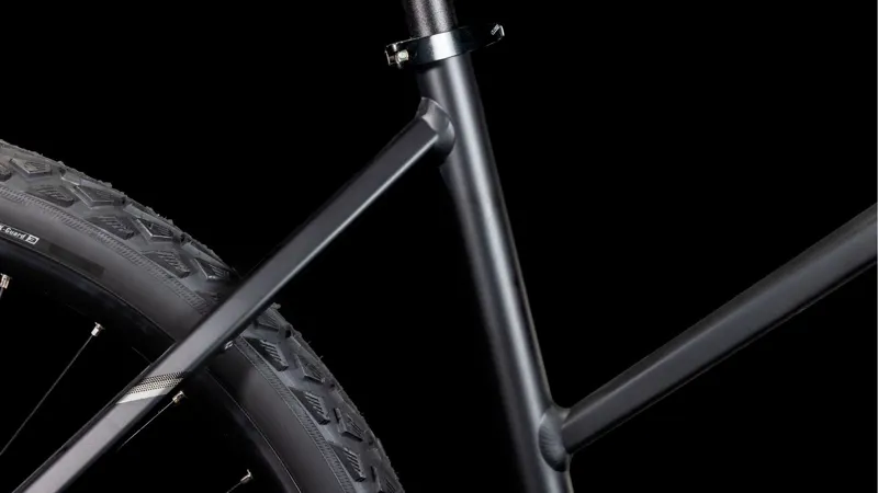 Cube Nature One Trapeze 2026 Hybrid Bike - Black/Black-3