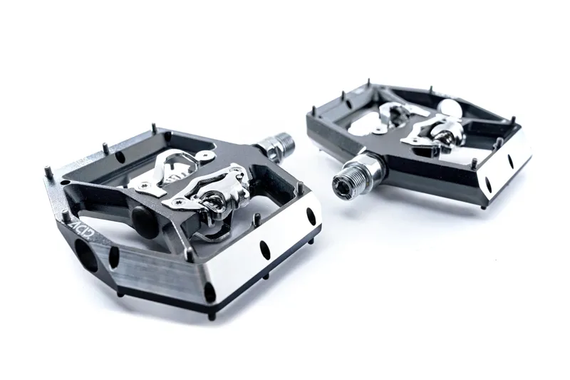 Cube Acid Click A2-ZP Clipless MTB Pedals - Grey-1