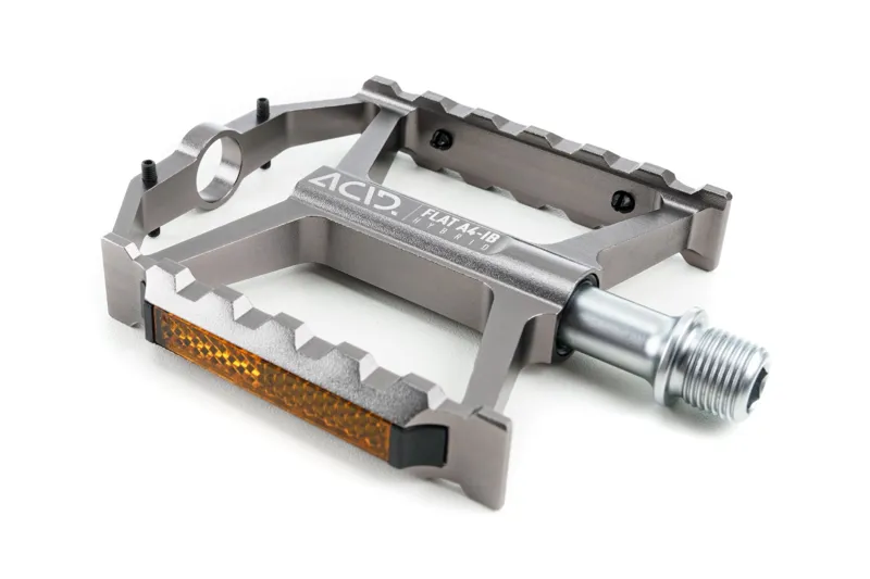Cube Acid A4-IB Hybrid Flat MTB Pedals - Grey-2