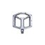 Cube Acid A3-ZP R Flat MTB Pedals - Silver
